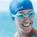 Gorro de Natación Intex Gorra Azul Adulto Edad 8+ 4