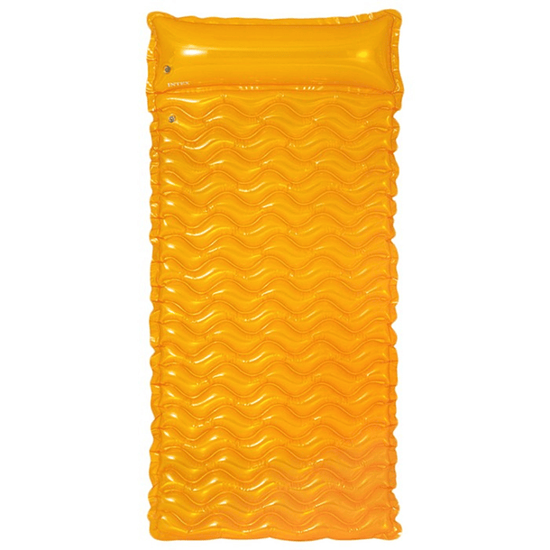 Flotador Inflable Mat Intex 229x86 Cm Tote-n-Float Naranja