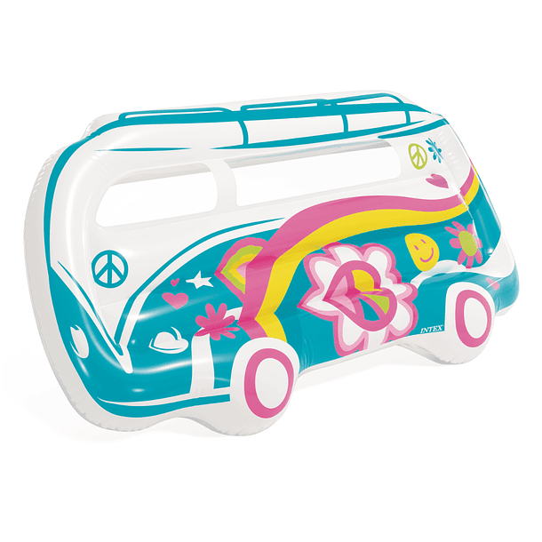 Flotador Inflable Mat Intex Furgon Hippie 178x91x23 Cm Groovy Van