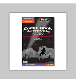 Silver/Regular Comic Book Mylar 4 Mil (25)