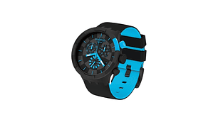 Reloj Swatch Unisex Sb02B401 Checkpoint Blue