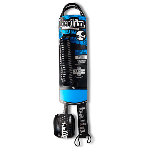 LEASH TRABA SURF SUP TOBILLO 8MM 3.1M TRANSPARENTE BALIN COD.7177